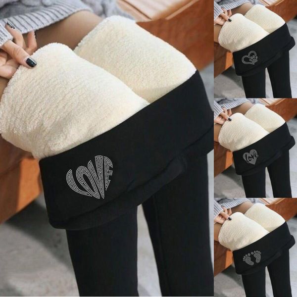 women's leggings trend knitting 2021 casual winter high elastic thicken lady's warm pants skinny for women, Black
women's leggings trend knitting 2021 casual winter high elastic thicken lady's warm pants skinny for women, Black