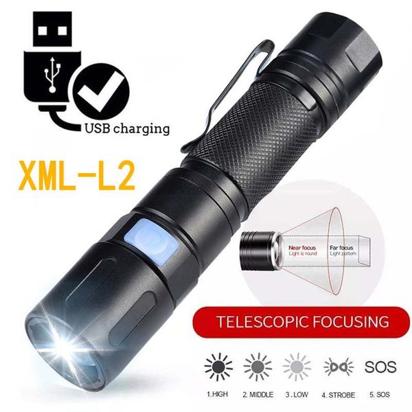 xml-l2 zoomable 5 modes usb camping torch clip multifunctional family outdoor travel lighting #3j30 flashlights torches
xml-l2 zoomable 5 modes usb camping torch clip multifunctional family outdoor travel lighting #3j30 flashlights torches