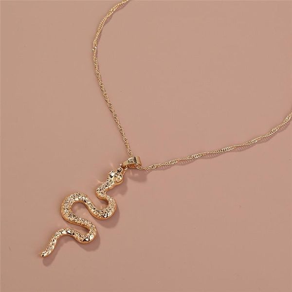 pendant necklaces fashion snake necklace for women men gold color chain party jewelry gifts, Silver
pendant necklaces fashion snake necklace for women men gold color chain party jewelry gifts, Silver