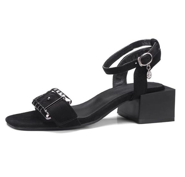 sandals 2021 summer fish mouth women suede high heels square heel woman buckle shoes size 34-43, Black
sandals 2021 summer fish mouth women suede high heels square heel woman buckle shoes size 34-43, Black