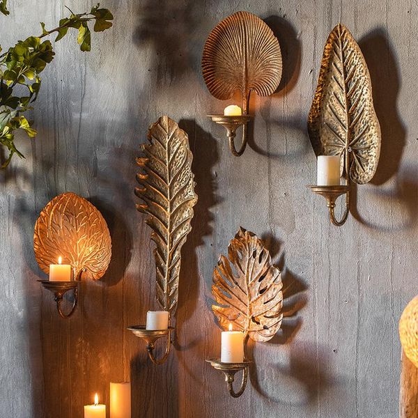 candle holders retro golden leaf wrought iron holder european wall mounted coffee guest restaurant decor pendant
candle holders retro golden leaf wrought iron holder european wall mounted coffee guest restaurant decor pendant