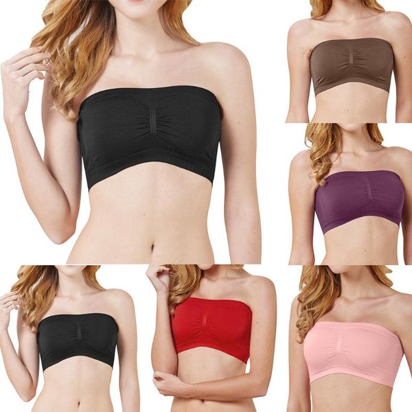 maternity intimates arloneet women's bandeau bra seamless crop tube strapless brarette basic layering # 25, White
maternity intimates arloneet women's bandeau bra seamless crop tube strapless brarette basic layering # 25, White