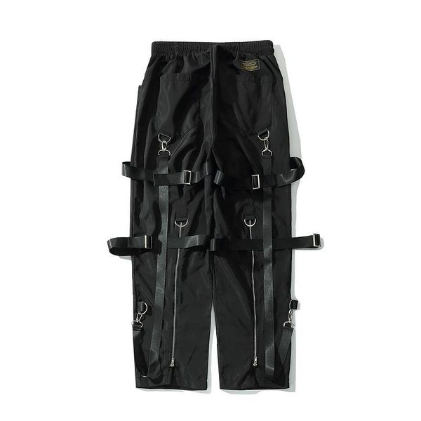 men's pants brand black cargo men 2021 streetwear punk ribbon zipper hip hop man paratrooper harem trousers male goth clothes
men's pants brand black cargo men 2021 streetwear punk ribbon zipper hip hop man paratrooper harem trousers male goth clothes