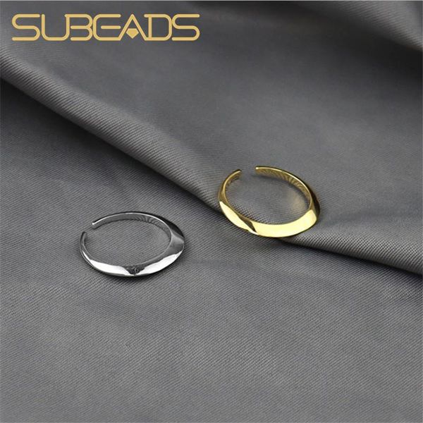 cluster rings subeads 925 sterling silver arc finger ring girls metal round geometric charm adjustable size jewelry for women gifts, Golden;silver
cluster rings subeads 925 sterling silver arc finger ring girls metal round geometric charm adjustable size jewelry for women gifts, Golden;silver