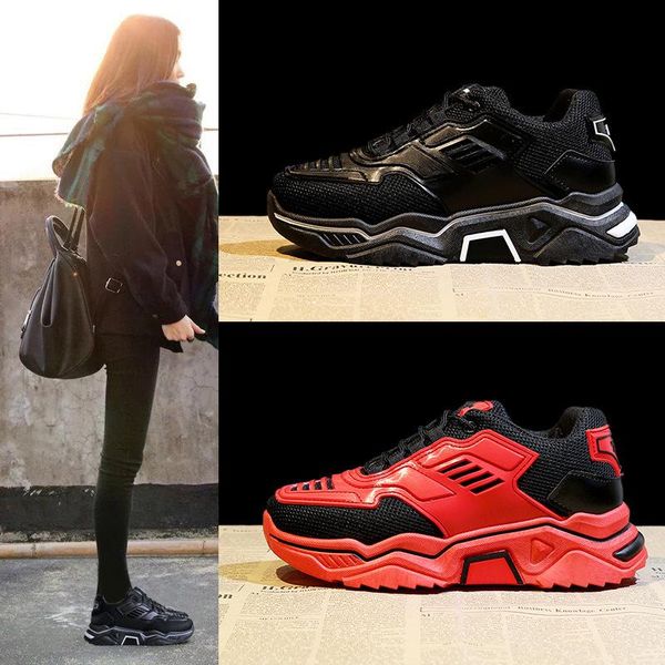 sandals cross-border women's shoes 2021 spring fashion thick-soled old casual korean version of all-match sports, Black
sandals cross-border women's shoes 2021 spring fashion thick-soled old casual korean version of all-match sports, Black
