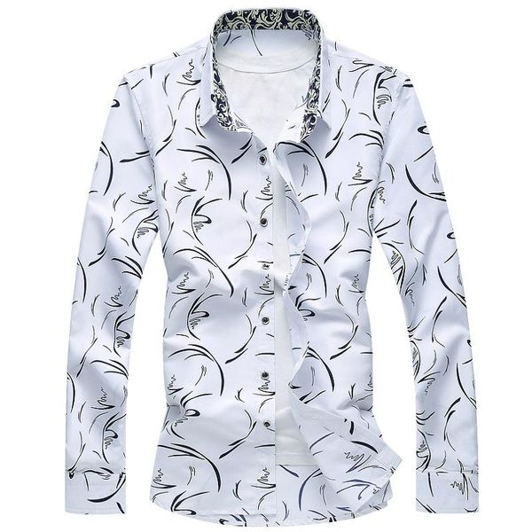 men casual business suits slim fit long sleeve button white shirts bronzing graphics fashion male chemise homme men's, White;black
men casual business suits slim fit long sleeve button white shirts bronzing graphics fashion male chemise homme men's, White;black