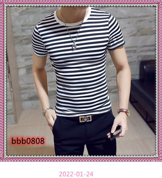 summer korean tight stripe men's t-shirts leisure time simple style couple short sleeves european and american fashion, White;black
summer korean tight stripe men's t-shirts leisure time simple style couple short sleeves european and american fashion, White;black