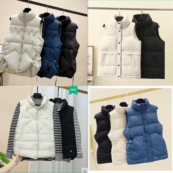 2021 autumn winter women solid loose vest drawstring stand collar long vest jacket cotton padded women windproof warm waistcoat, Black;brown
2021 autumn winter women solid loose vest drawstring stand collar long vest jacket cotton padded women windproof warm waistcoat, Black;brown