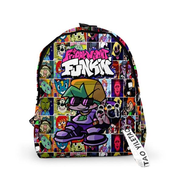backpack 2021 arrival friday night funkin fashion men women fabric oxford teen girls child school bag travel
backpack 2021 arrival friday night funkin fashion men women fabric oxford teen girls child school bag travel