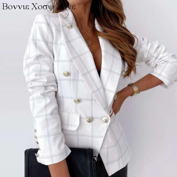 double breasted buttonautumn winter women jacket turn-down collar slim suit vintage plaid long sleeve coat outwear women's suits & bla, White;black
double breasted buttonautumn winter women jacket turn-down collar slim suit vintage plaid long sleeve coat outwear women's suits & bla, White;black