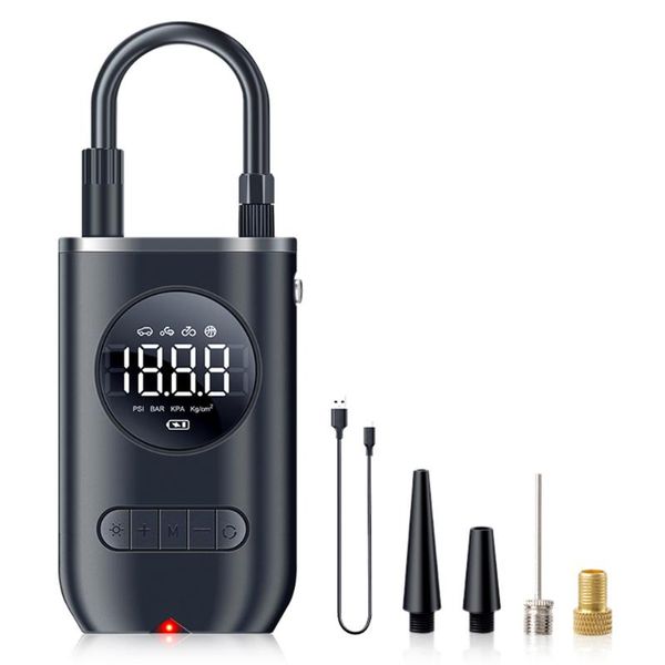 bike pumps handheld bicycle electric air inflatable pump portable smart wireless tire inflator for motorcycle basketball
bike pumps handheld bicycle electric air inflatable pump portable smart wireless tire inflator for motorcycle basketball