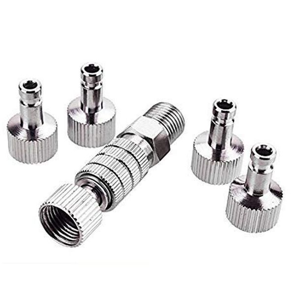 pneumatic tools quality airbrush quick disconnect coupler release fitting adapter with 5 male fitting, 1/8 inch m-f
pneumatic tools quality airbrush quick disconnect coupler release fitting adapter with 5 male fitting, 1/8 inch m-f