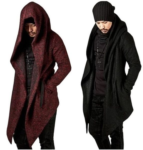men's trench coats kalenmos solid color hooded irregular hem side pocket mid-length jackets cardigan 3xl retro goth mens clothing, Tan;black
men's trench coats kalenmos solid color hooded irregular hem side pocket mid-length jackets cardigan 3xl retro goth mens clothing, Tan;black
