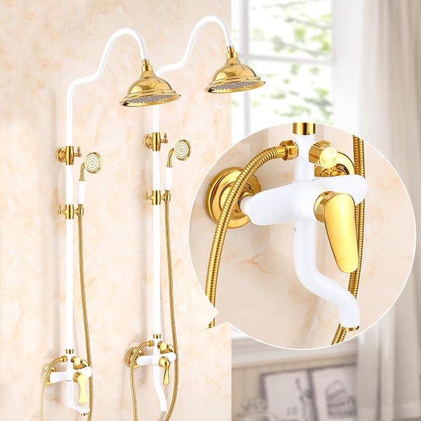 white gold shower faucet copper cold and european set bathroom wall installation tap sets
white gold shower faucet copper cold and european set bathroom wall installation tap sets