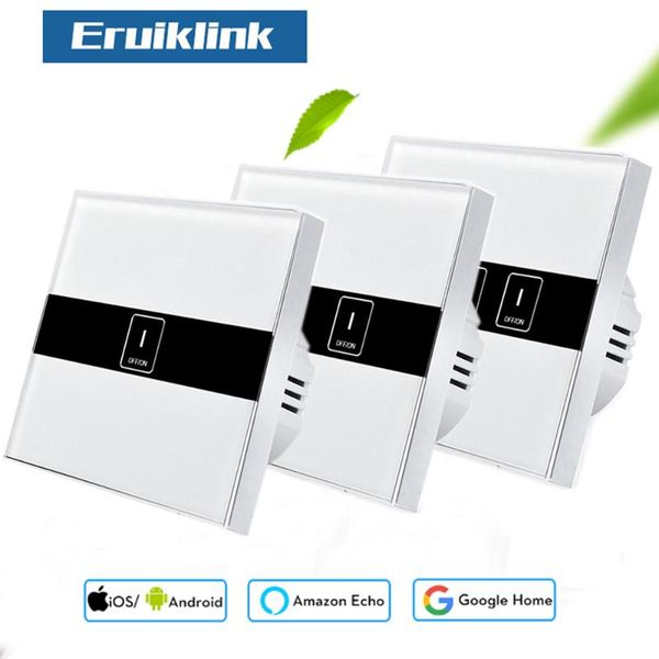 smart home control eruiklink eu standard 1/2/3 gang wifi switch via ewelink app, wireless light touch wall for homne
smart home control eruiklink eu standard 1/2/3 gang wifi switch via ewelink app, wireless light touch wall for homne