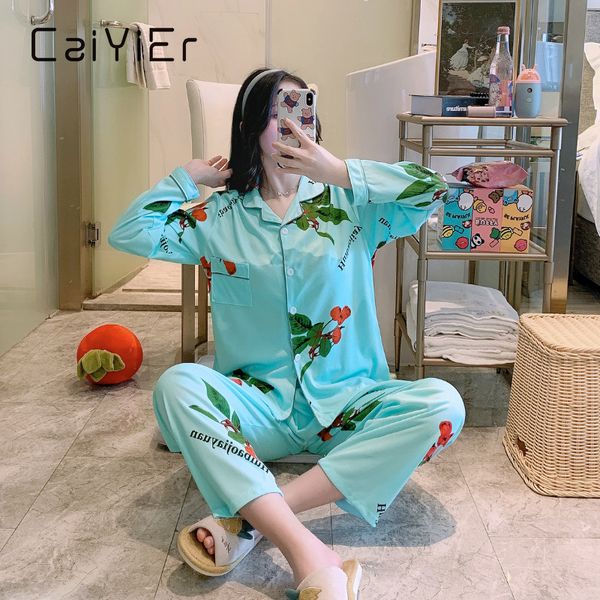 caiyier 2021 s/a pajamas set pink leopard print cherry print lovely ladies sleepwear in long sleeved trousers polyester homesuit, Black;red
caiyier 2021 s/a pajamas set pink leopard print cherry print lovely ladies sleepwear in long sleeved trousers polyester homesuit, Black;red