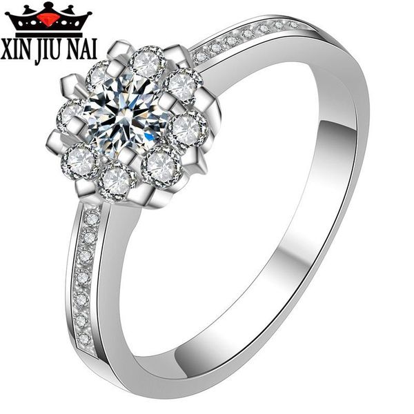 cluster rings high-end simulation of snowflake jewelry ring for wedding full delicate elegant sunflower bloom standard sterling silver, Golden;silver
cluster rings high-end simulation of snowflake jewelry ring for wedding full delicate elegant sunflower bloom standard sterling silver, Golden;silver