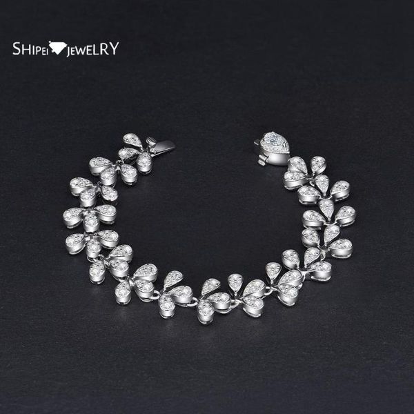 other bracelets shipei 925 sterling silver gemstone bracelet fine jewelry created moissanite diamonds wedding engagement charm bangle, Golden;silver
other bracelets shipei 925 sterling silver gemstone bracelet fine jewelry created moissanite diamonds wedding engagement charm bangle, Golden;silver