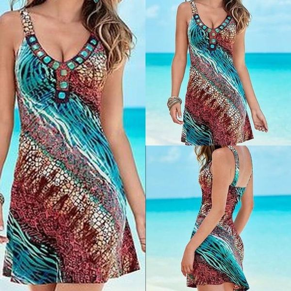 casual dresses plus size print sling dress women summer color low cut a-line mini lugentolo, Black;gray
casual dresses plus size print sling dress women summer color low cut a-line mini lugentolo, Black;gray