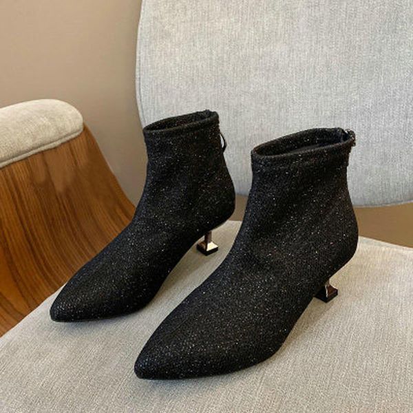 boots siddons bling sequin women 2021 winter pointed toe elegant strange high heels crystal zipper runway female shoes, Black
boots siddons bling sequin women 2021 winter pointed toe elegant strange high heels crystal zipper runway female shoes, Black