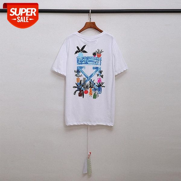 brand ow graffiti floral print short-sleeved t-shirt european version plus size loose round neck men's and women's #3m5g, White;black
brand ow graffiti floral print short-sleeved t-shirt european version plus size loose round neck men's and women's #3m5g, White;black