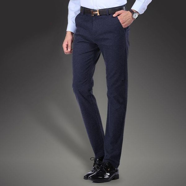 men's pants winter brushed brand quality fashion korean comfortable long casual men business trousers mens clothes 2021 big s, Black
men's pants winter brushed brand quality fashion korean comfortable long casual men business trousers mens clothes 2021 big s, Black