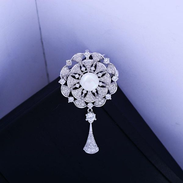 pins, brooches simple drop brooch pin for women men white pearl zircon rhinestone wedding dress sash broaches christmas gift broche, Gray
pins, brooches simple drop brooch pin for women men white pearl zircon rhinestone wedding dress sash broaches christmas gift broche, Gray