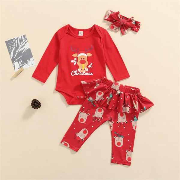 clothing sets 3 pieces baby christmas suit set cartoon elk print o-neck long sleeve romper+ trousers+ headband for kids girls red 0-18 month, White
clothing sets 3 pieces baby christmas suit set cartoon elk print o-neck long sleeve romper+ trousers+ headband for kids girls red 0-18 month, White
