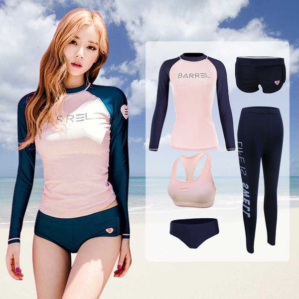 korean long sleeve swim women's diving sunscreen jellyfish pants split surfer snorkeling suit, White;black
korean long sleeve swim women's diving sunscreen jellyfish pants split surfer snorkeling suit, White;black