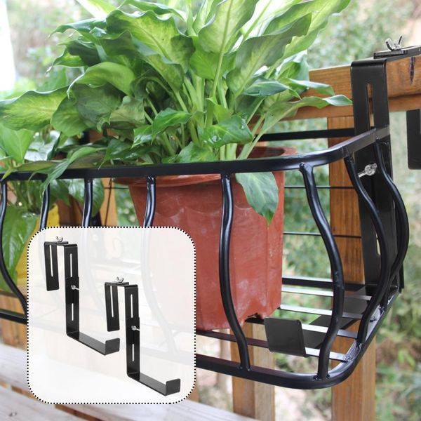 2pcs flower box holder pot holding bracket iron stand shelf railing planter planters & pots
2pcs flower box holder pot holding bracket iron stand shelf railing planter planters & pots