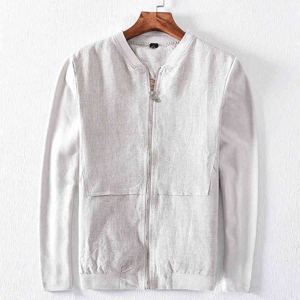 men's casual shirts autumn and winter linen jacket stitching flax jackets men stand collar khaki outerwear mens jaqueta veste 7qzx, White;black
men's casual shirts autumn and winter linen jacket stitching flax jackets men stand collar khaki outerwear mens jaqueta veste 7qzx, White;black