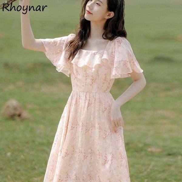 casual dresses summer women dress ruffles trendy sweet knee-length butterfly-sleeve breathable party feminine elegant korean style cozy, Black;gray
casual dresses summer women dress ruffles trendy sweet knee-length butterfly-sleeve breathable party feminine elegant korean style cozy, Black;gray