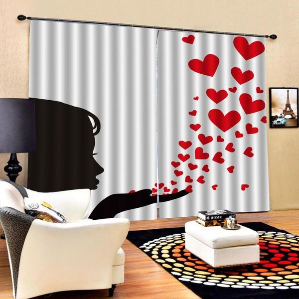 curtain & drapes wedding curtains romantic heart 3d blackout for living room bedding cotinas para sala
curtain & drapes wedding curtains romantic heart 3d blackout for living room bedding cotinas para sala