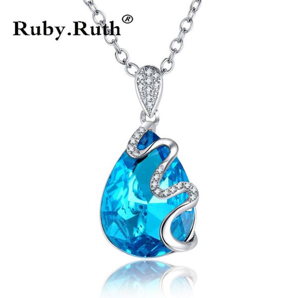 selling silver plated jewelry blue cubic zircon crystal water drop for women wedding pendant necklace chokers, Golden;silver
selling silver plated jewelry blue cubic zircon crystal water drop for women wedding pendant necklace chokers, Golden;silver