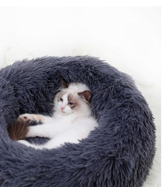 ly round cat bed house soft long plush pet dog products cushion mat animals sleeping sofa beds & furniture
ly round cat bed house soft long plush pet dog products cushion mat animals sleeping sofa beds & furniture