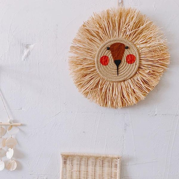 decorative objects & figurines ins animal head ornament children room wall hanging nordic hand woven cartoon lion decorations cotton thread
decorative objects & figurines ins animal head ornament children room wall hanging nordic hand woven cartoon lion decorations cotton thread