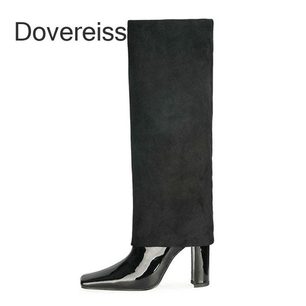 boots dovereiss fashion female winter burgundy chunky heels elegant square to knee high big size 44 45 46 47, Black
boots dovereiss fashion female winter burgundy chunky heels elegant square to knee high big size 44 45 46 47, Black