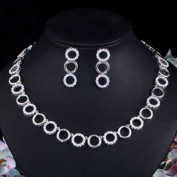 jewelry geometric round necklace earrings set simple bridal dress accessories, Black
jewelry geometric round necklace earrings set simple bridal dress accessories, Black
