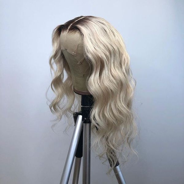 ombre #613 natural wave lace frontal wig synthetic hair preplucked glueless long wigs high temperature fober for women cosplay, Black
ombre #613 natural wave lace frontal wig synthetic hair preplucked glueless long wigs high temperature fober for women cosplay, Black