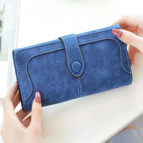 wallets 2021 fashion retro faux suede long wallet women matte leather lady purse female card holder clutch carteras, Red;black
wallets 2021 fashion retro faux suede long wallet women matte leather lady purse female card holder clutch carteras, Red;black