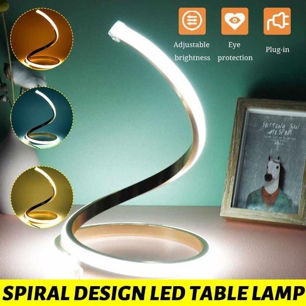 table lamps led spiral lamp curved desk bedside cool white warm touch dimming for living room reading home decor
table lamps led spiral lamp curved desk bedside cool white warm touch dimming for living room reading home decor