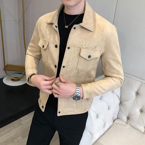 men's jackets 2021 autumn winter large size wear coat turn-down collar jacket men fashion casual loose windbreaker clothes b460, Black;brown
men's jackets 2021 autumn winter large size wear coat turn-down collar jacket men fashion casual loose windbreaker clothes b460, Black;brown