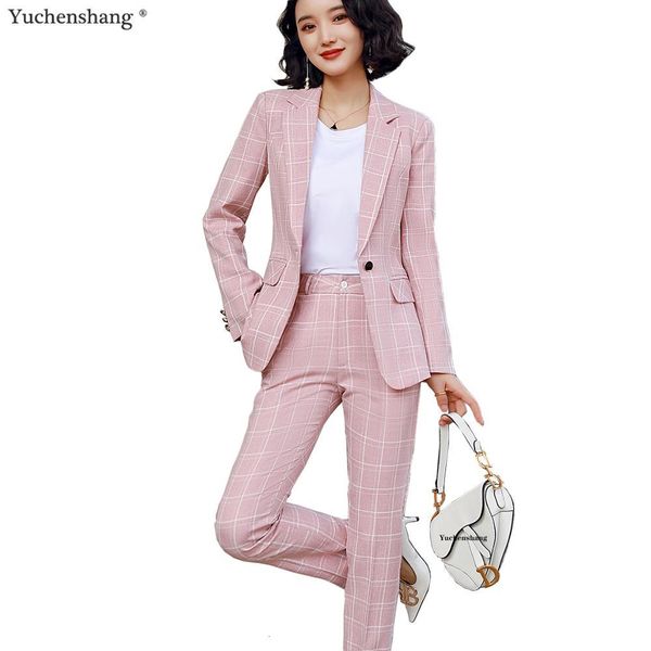 women's suits & blazers casual plaid pant suit women s-5xl female blazer pink white black jacket coat and trouser 2 piece set f3w3
women's suits & blazers casual plaid pant suit women s-5xl female blazer pink white black jacket coat and trouser 2 piece set f3w3