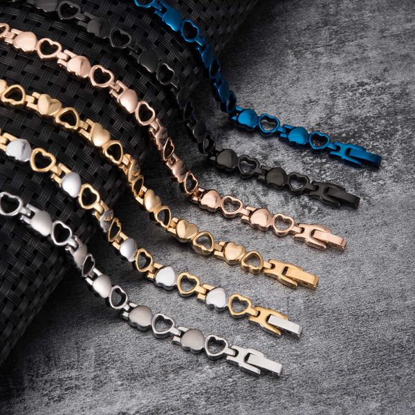 vinterly magnetic bracelets for women heart chain women bracelet germanium health energy stainless steel bracelet women benefits 210609, Golden;silver
vinterly magnetic bracelets for women heart chain women bracelet germanium health energy stainless steel bracelet women benefits 210609, Golden;silver