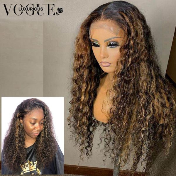 preplucked 13x6 curly lace front wig 180 density brazilian remy highlight glueless human hair wigs for black women, Black;brown
preplucked 13x6 curly lace front wig 180 density brazilian remy highlight glueless human hair wigs for black women, Black;brown