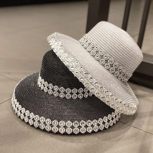 wide brim hats summer korean fashion bright silk flat-straw hat female japanese british all-match travel holiday sun-proof visor, Blue;gray
wide brim hats summer korean fashion bright silk flat-straw hat female japanese british all-match travel holiday sun-proof visor, Blue;gray