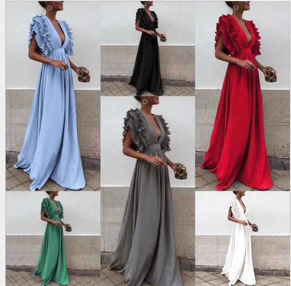 evening dresses real po 6colors deep v-neck sleeveless abiye gowns blow sashes vestido de festa, Black;red
evening dresses real po 6colors deep v-neck sleeveless abiye gowns blow sashes vestido de festa, Black;red