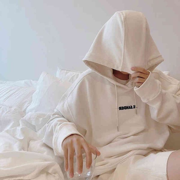 jill sander - men's and women's hooded sweatshirt, large loose sweater, printed with letters, casual, big discount, White;black
jill sander - men's and women's hooded sweatshirt, large loose sweater, printed with letters, casual, big discount, White;black