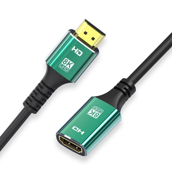 audio cables & connectors 1m/1.5m 8k -compatible extension cable 48gbps 2.1 male to female converter 8k30hz/8k60hz/4k60hz/4k120hz extend
audio cables & connectors 1m/1.5m 8k -compatible extension cable 48gbps 2.1 male to female converter 8k30hz/8k60hz/4k60hz/4k120hz extend