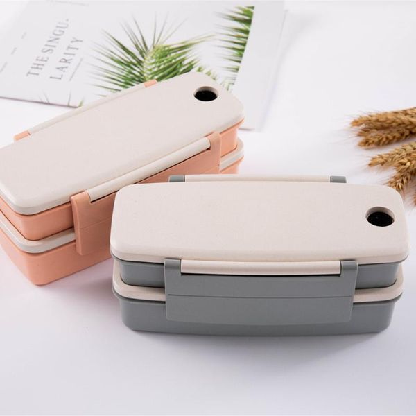 dinnerware sets 1pc bamboo fiber portable bento box case double layer compartment with chopsticks (grey)
dinnerware sets 1pc bamboo fiber portable bento box case double layer compartment with chopsticks (grey)